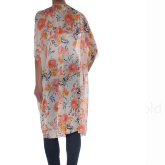 ❤️ 👘 BNWOT NEVER WORN Sheer Kimono 👘 ❤️ - Picture 3 of 7